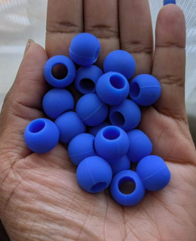 24 Dark Blue Beads
